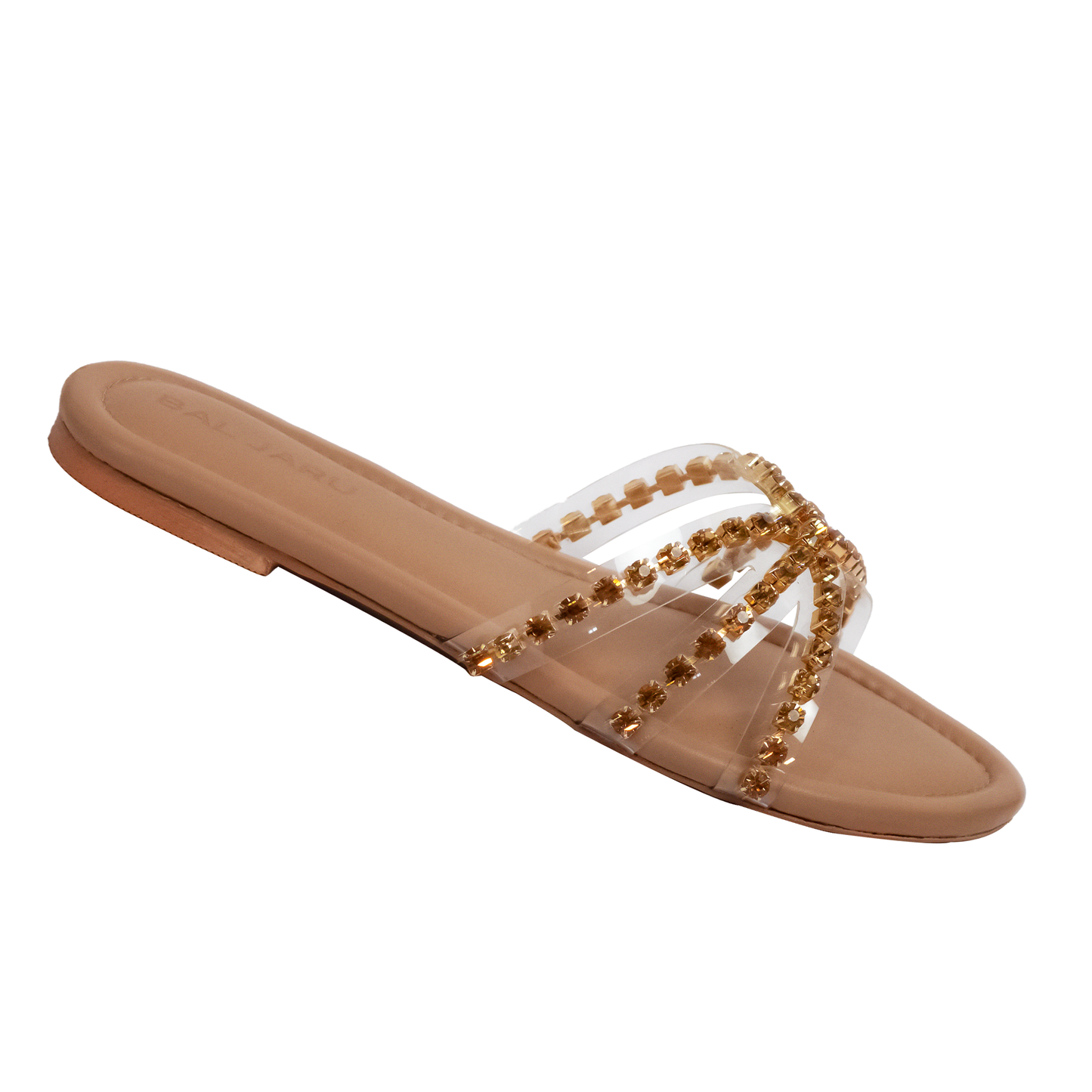 Trendy Goldstone Sandals for Women's by Baljaru India