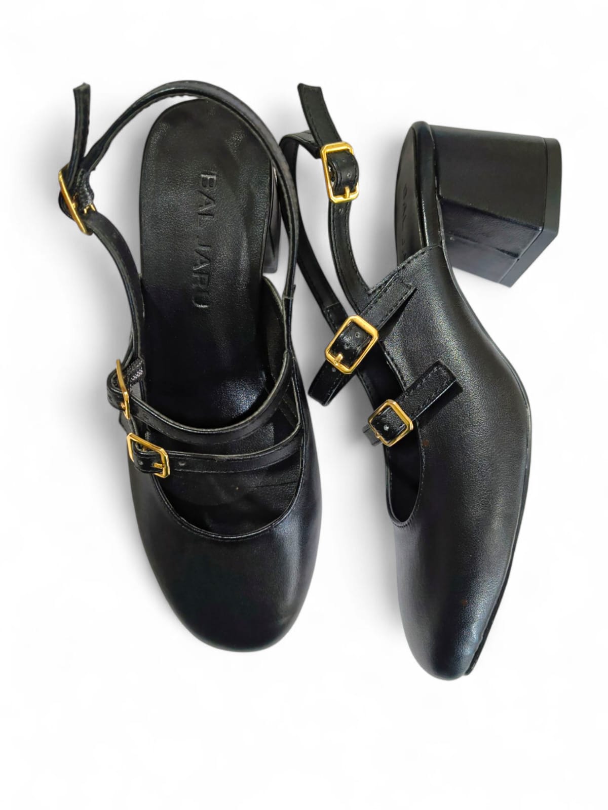 Baljaru Mary Jane Sandals – Available in Brown, Pink, White & Black