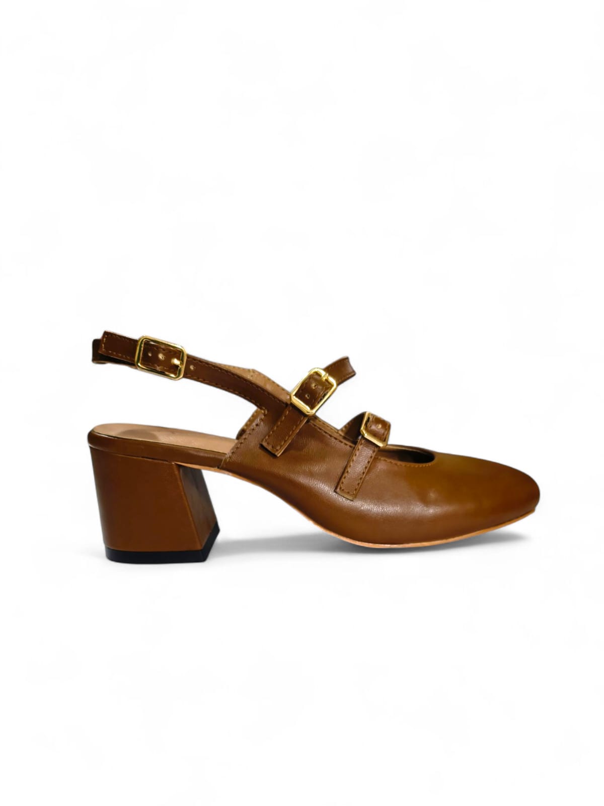 Baljaru Mary Jane Sandals – Available in Brown, Pink, White & Black