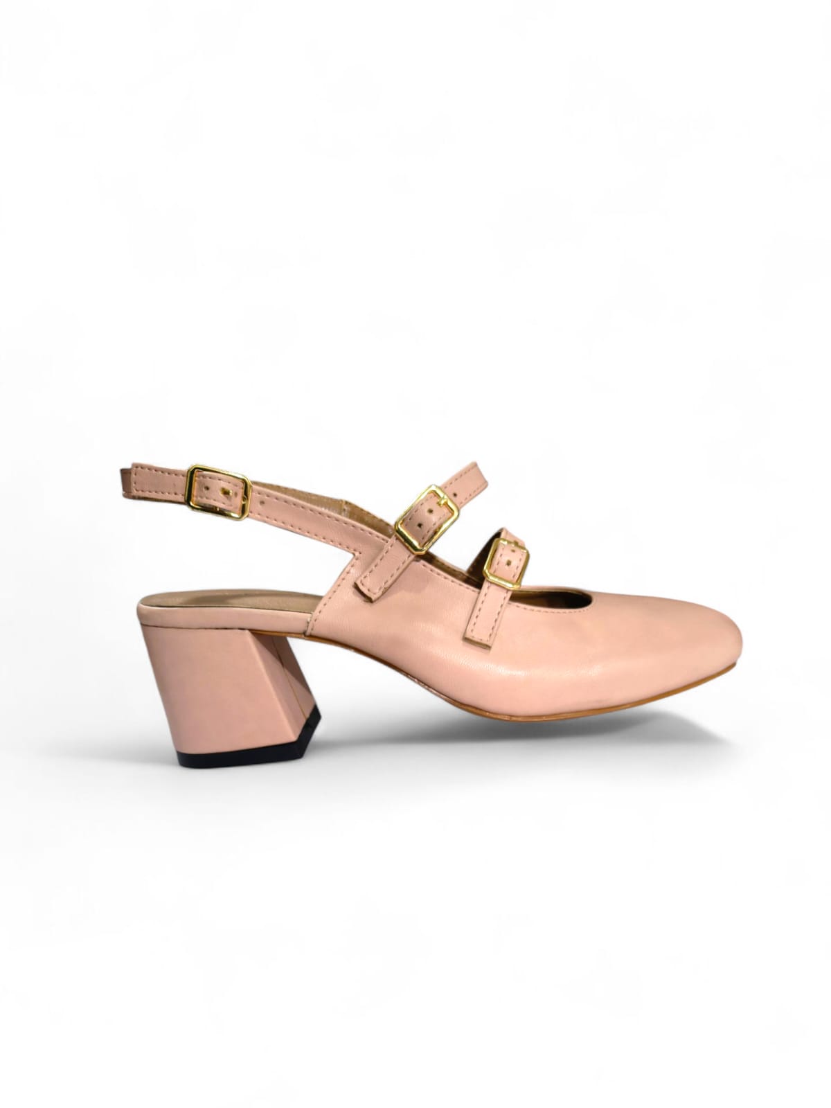 Baljaru Mary Jane Sandals – Available in Brown, Pink, White & Black