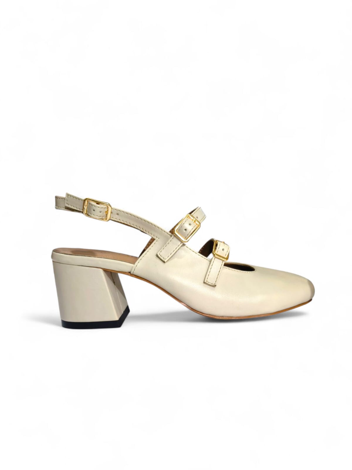 Baljaru Mary Jane Sandals – Available in Brown, Pink, White & Black